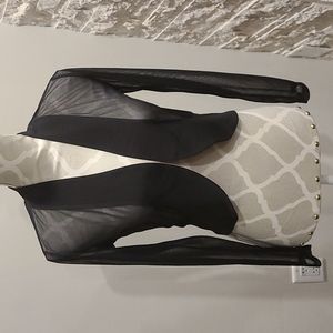 NWT Bailey Black sheer Bolero jacket